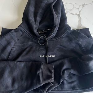 Alphalete Black Camo Hoodie